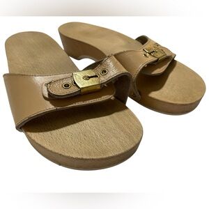 Vintage DR. SCHOLL’S Original Exercise Sandal - An iconic 70's sandal nude
